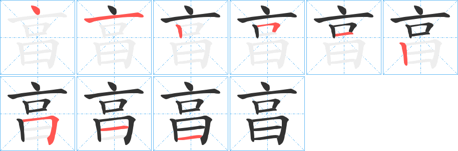 亯字筆畫寫法